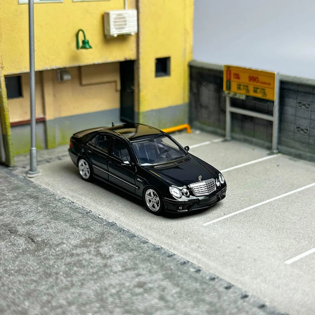 Mercedes-Benz E63 AMG W211 in Black 1:64 Scale Diecast Model by MK Model