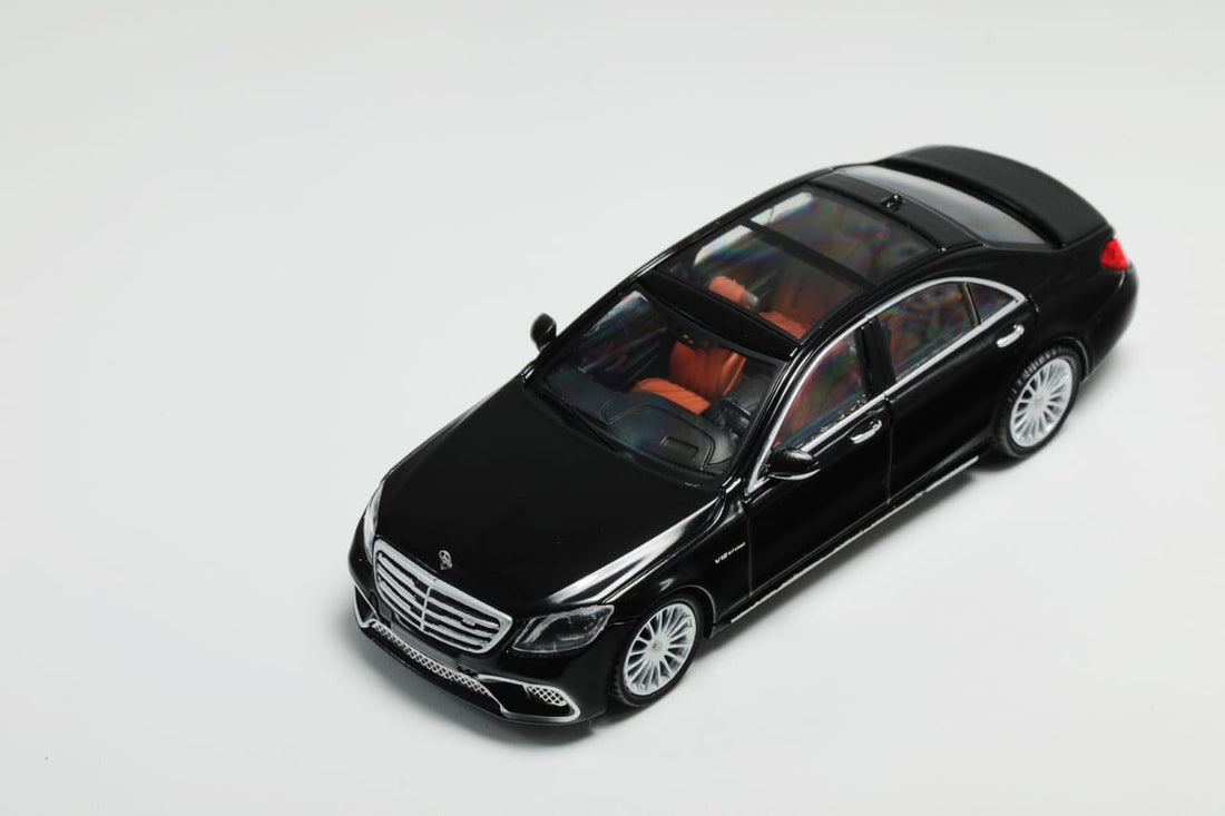 Mercedes-Benz S65 W222 1:64 Scale Diecast by Fine Model Top View