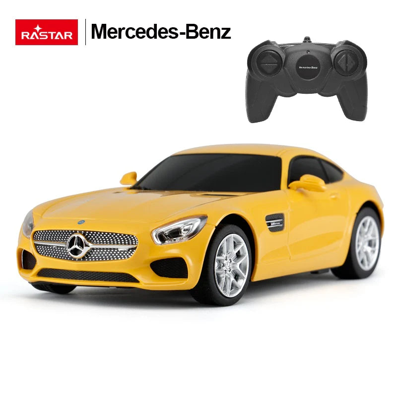 Mercedes -Benz AMG GT (Yellow) 1:24 Scale  Remote  Control Car by Rastar RAS72100Y