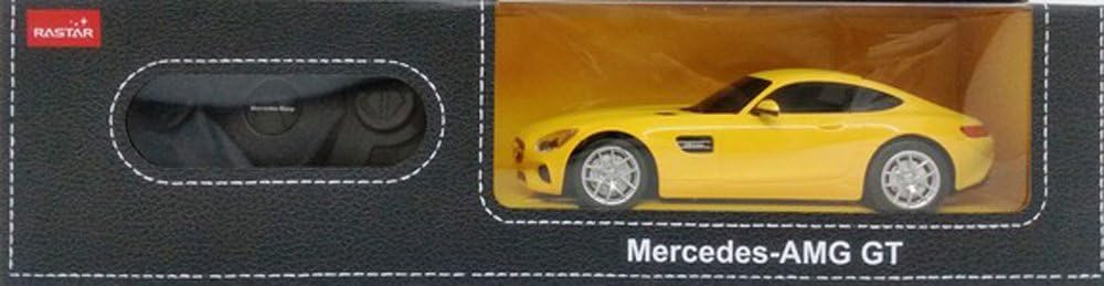 Mercedes -Benz AMG GT (Yellow) 1:24 Scale  Remote  Control Car by Rastar RAS72100Y 2