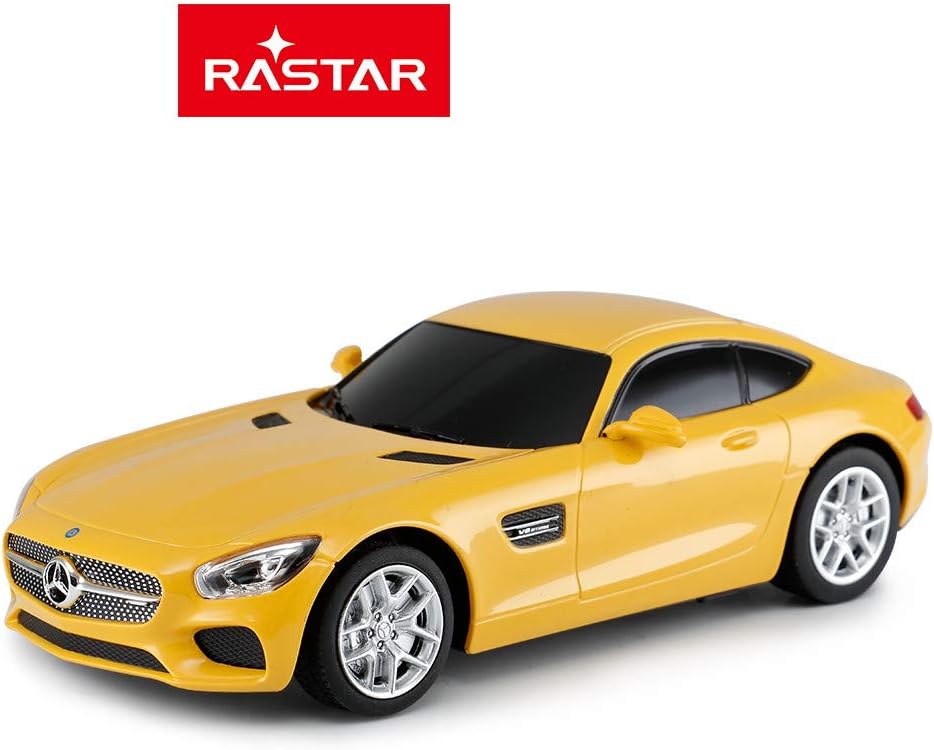 Mercedes -Benz AMG GT (Yellow) 1:24 Scale  Remote  Control Car by Rastar RAS72100Y 3