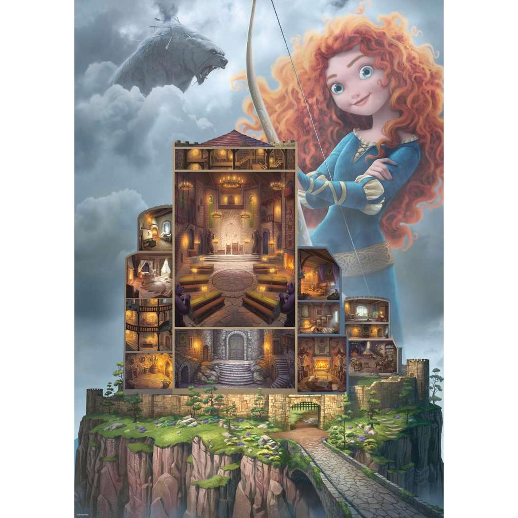 Merida "Disney Castle Collection" 1000 Piece Jigsaw Puzzle Ravensburger 2