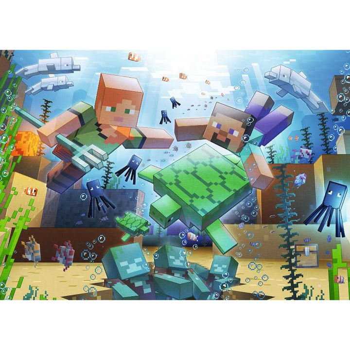 Minecraft Mosaic 1000 Piece Jigsaw Puzzle Ravensburger 2