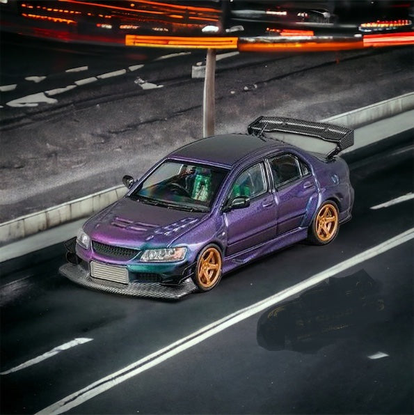 Mitsubishi Lancer Evolution IX Widebody Chameleon 1:64 by CM Model CM64-EVOIX-21