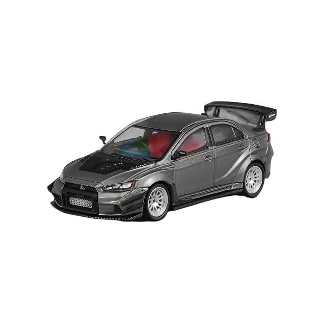 Mitsubishi Lancer Evolution X Varis Wide Body Gray 1:64 by CM Model CM64-EVOX-03