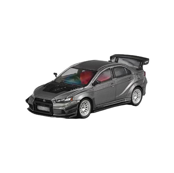 Mitsubishi Lancer Evolution X Varis Wide Body Gray 1:64 by