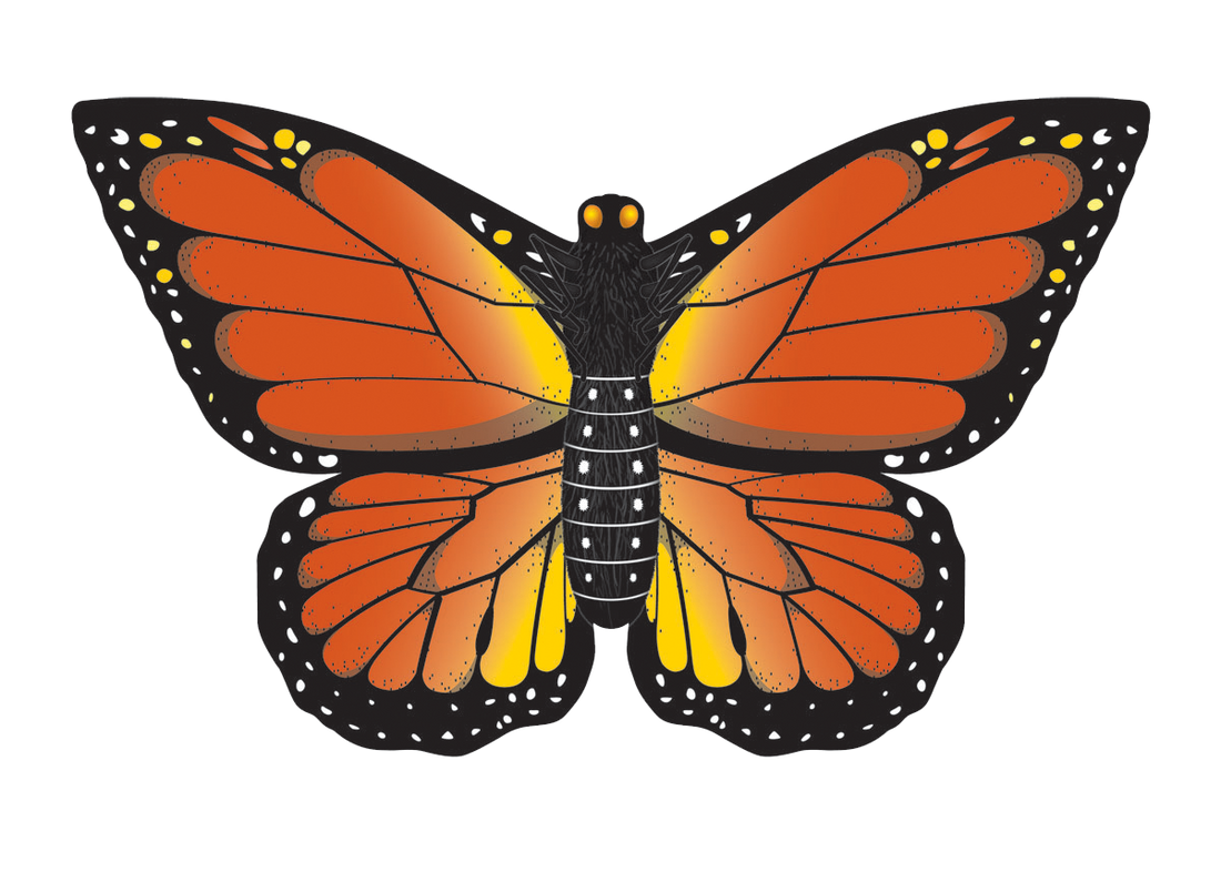 32" Nylon Monarch Butterfly