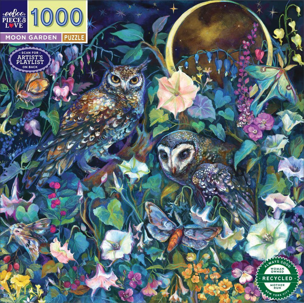 Moon Garden 1000 Piece Jigsaw Puzzle eeBoo 2