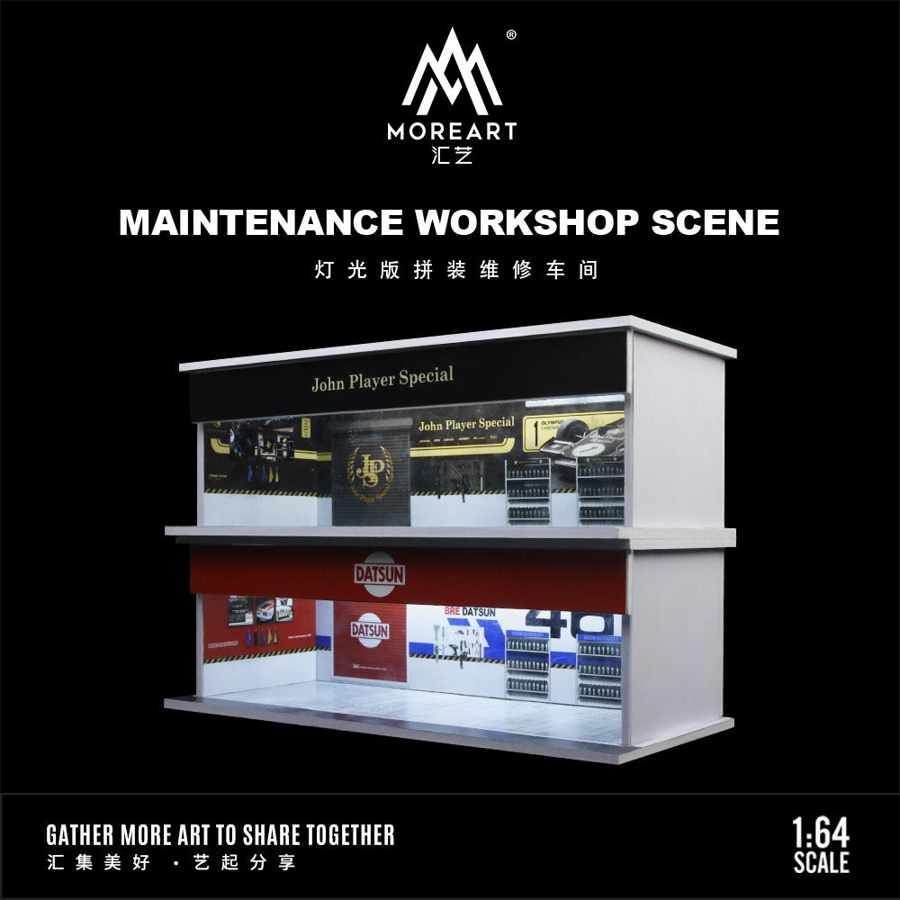 Maintenance Work Shop (MoreArt) 1:64 Stacked View MO914109 and MO914110