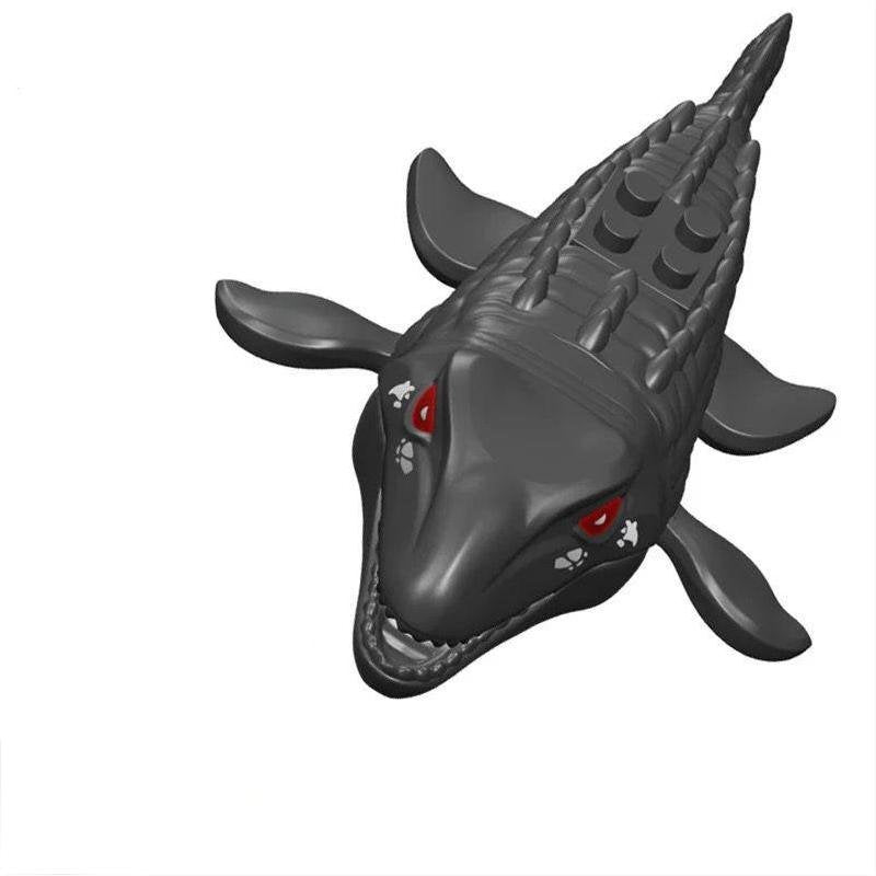 Black Mosasaurus Minifigure for Lego