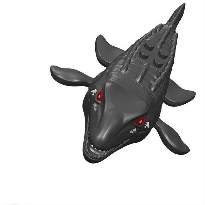 Black Mosasaurus Minifigure for Lego