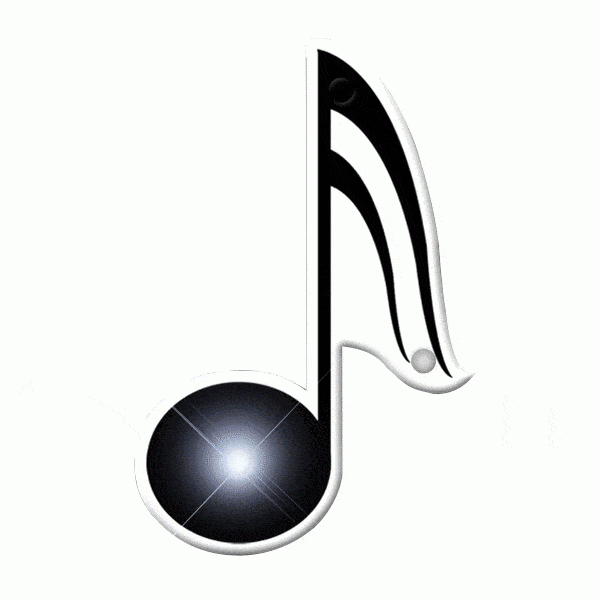 Music Note Flashing Body Light Lapel Pins