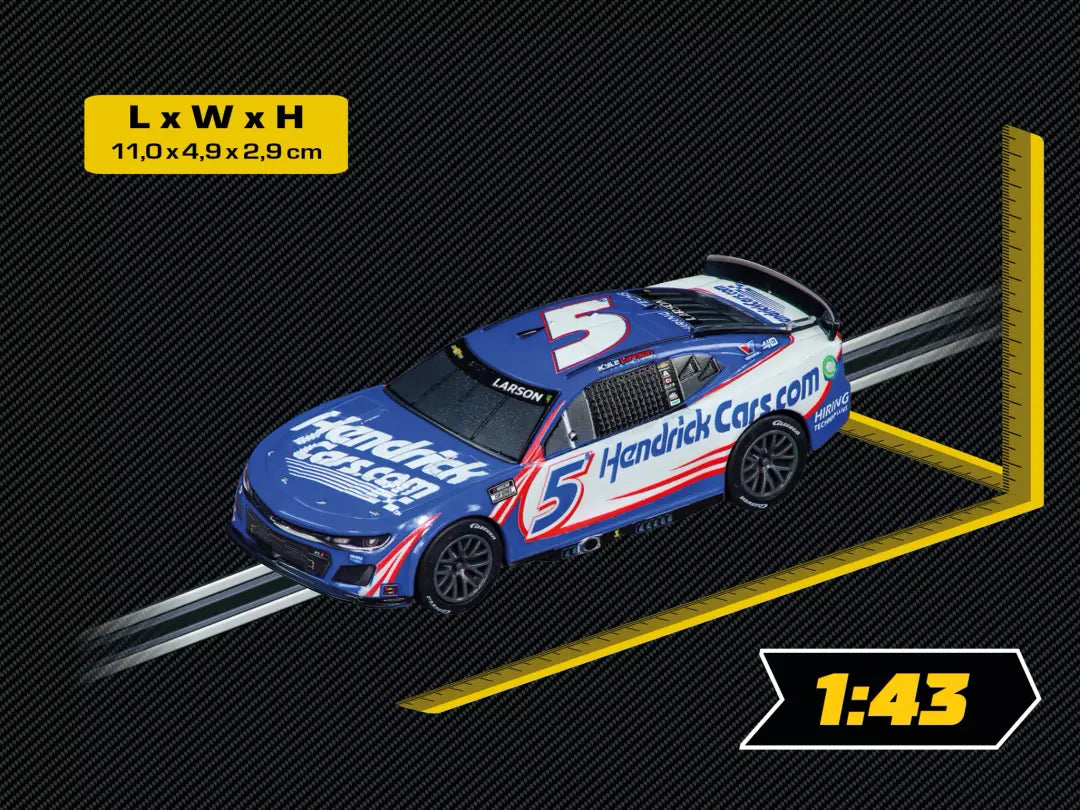 NASCAR Camaro Next Gen ZL1 "Hendrick Motorsports, Kyle Larson, #5 1:43 Scale Analog Slot Car by Carrera 3