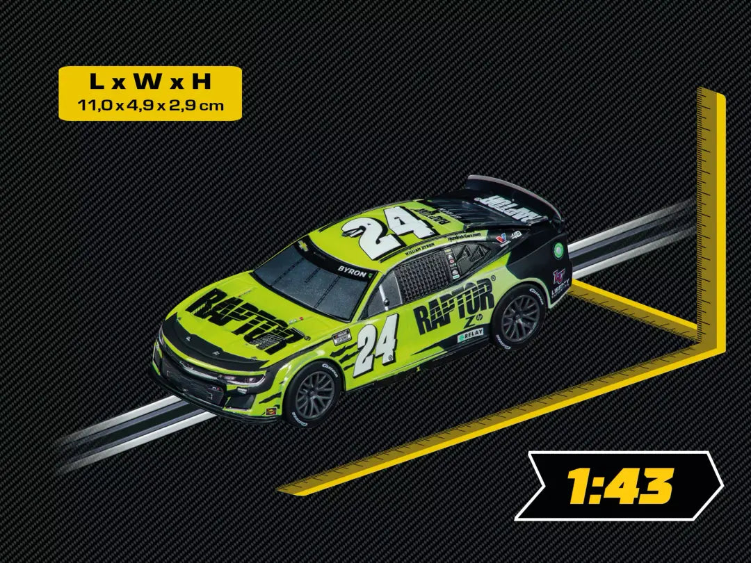 NASCAR Camaro Next Gen ZL1 "Hendrick Motorsports, William Byron, #24 1:43 Scale Analog Slot Car by Carrera 3