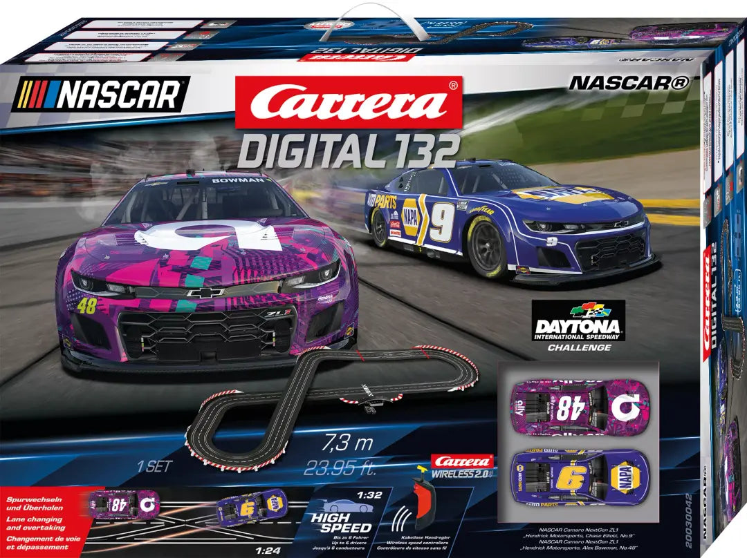 NASCAR Daytona Challenge Digital 1:32 Scale Race Car Set by Carrera