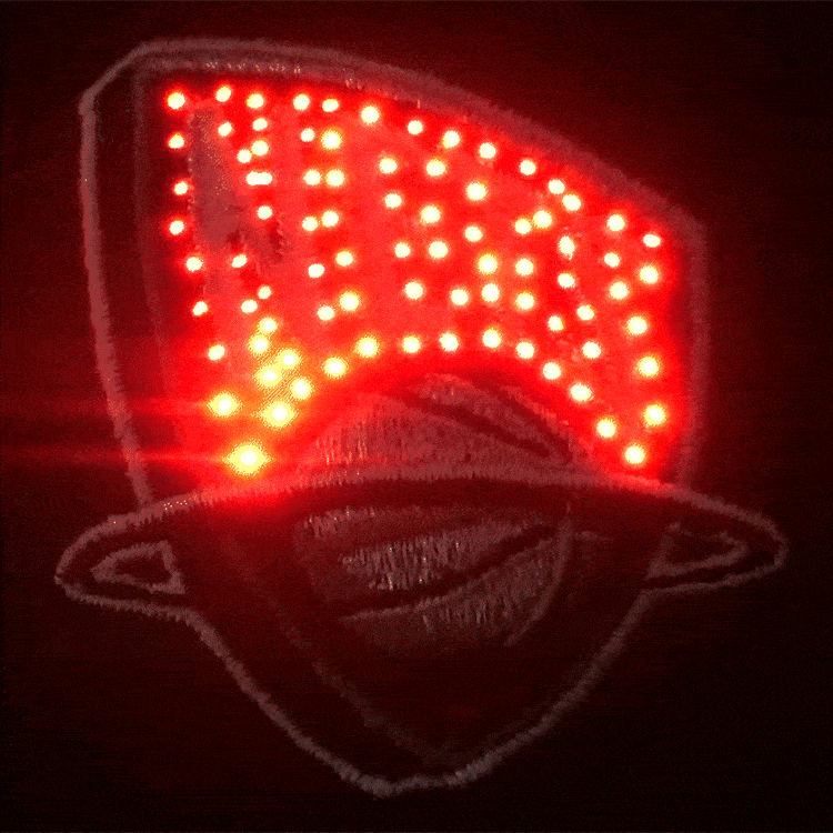 New Jersey Nets Flashing Fiber Optic Cap