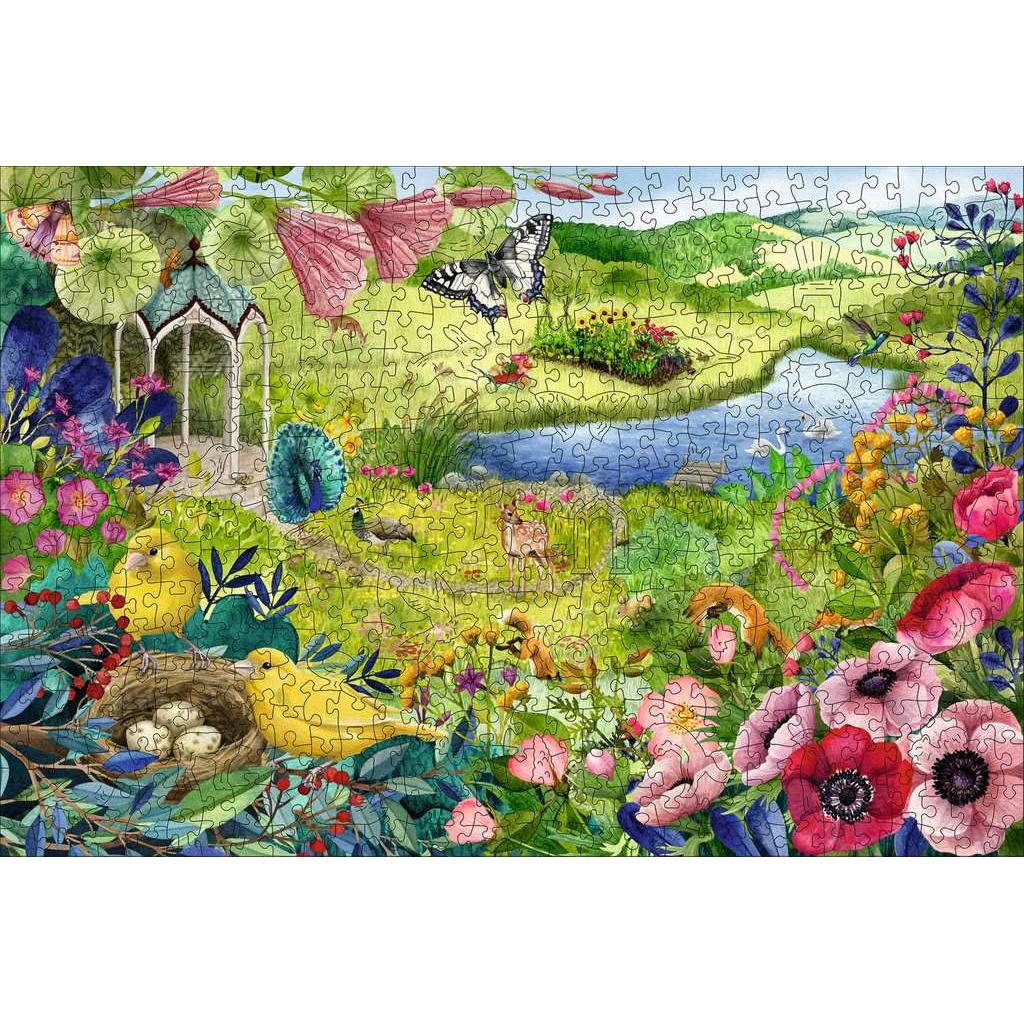 Nature Garden 500 Piece Wood Jigsaw Puzzle Ravensburger 2
