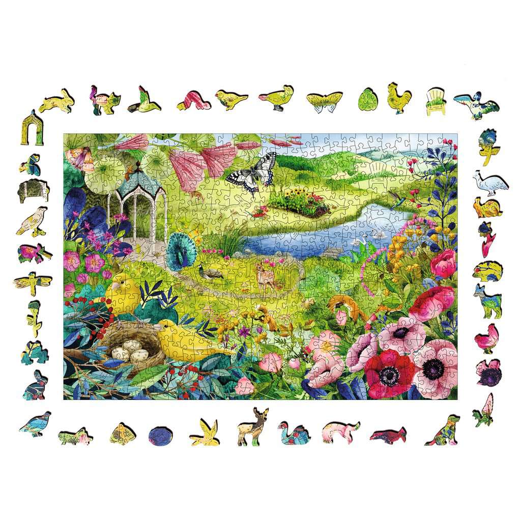 Nature Garden 500 Piece Wood Jigsaw Puzzle Ravensburger 3