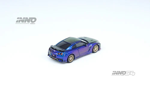 Nissan GT-R (R35) T-SPEC Midnight Purple 1:64 Scale Diecast Car by Inno64 IN64-R35TS-MP Rear View