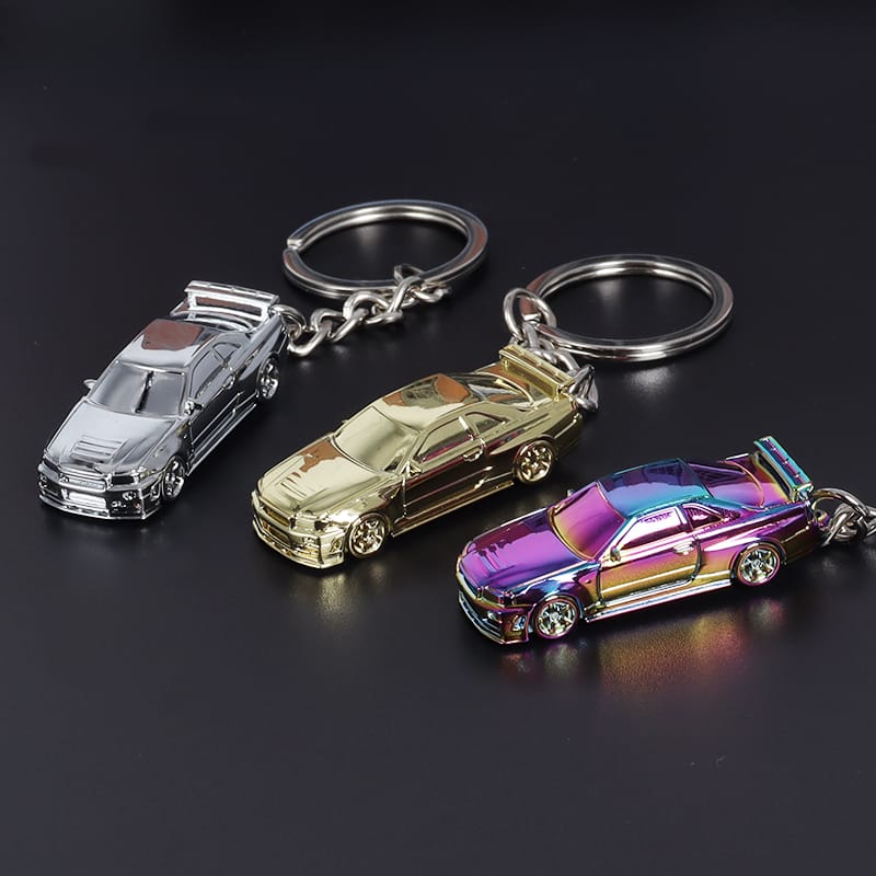 Nissan GRR34 Key Chain Diecast Model 1:87 Scale by Seeker