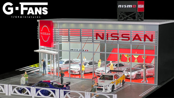 Nissan Dealership Nismo Showroom 1:64 Scale Diorama Showroom