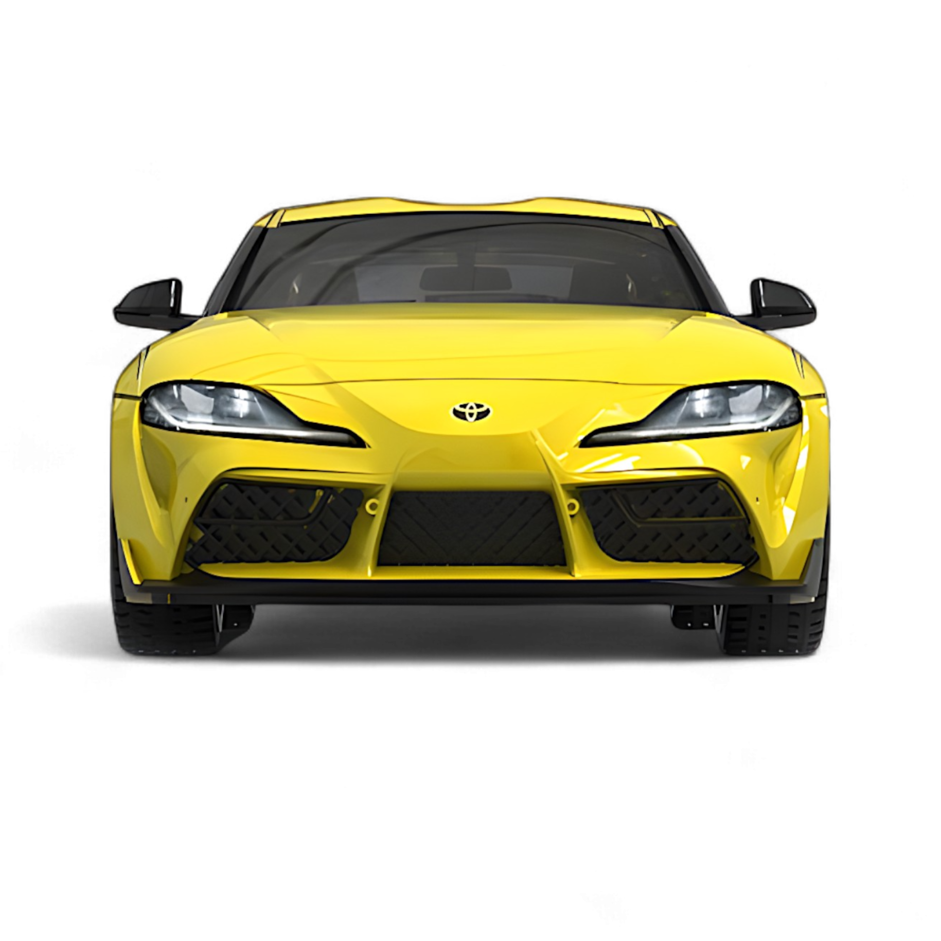 Toyota Supra A90 Initial D MT GHOST in Yellow 1:64 by OM Model 3