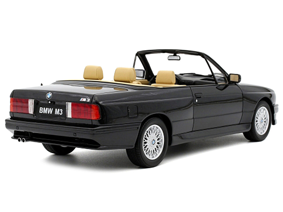 1989 BMW E30 M3 Convertible Diamond Black Metallic Limited Edition to 3000 pieces Worldwide 1/18 Model Car by Otto Mobile-4