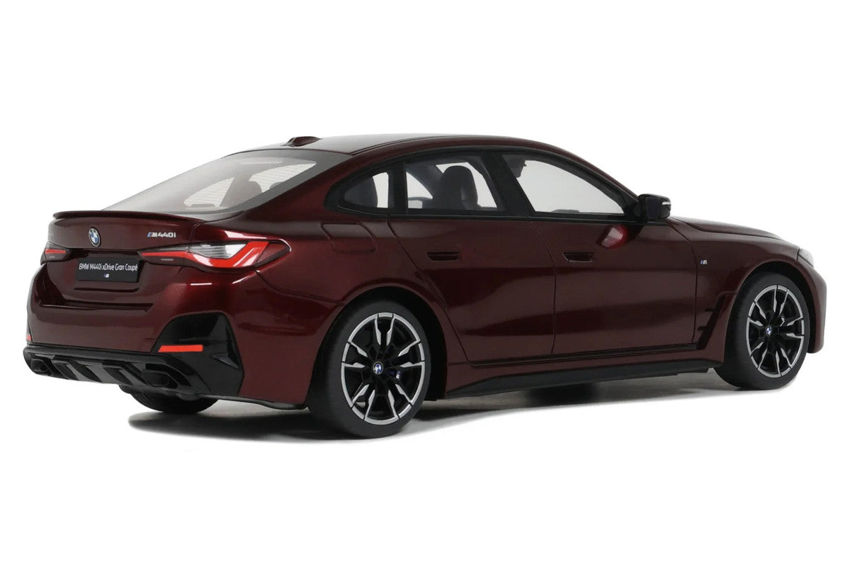 2021 BMW M440i xDrive Gran Coupe Aventurin Red Metallic Limited Edition to 500 pieces Worldwide 1/18 Model Car by Otto Mobile-1