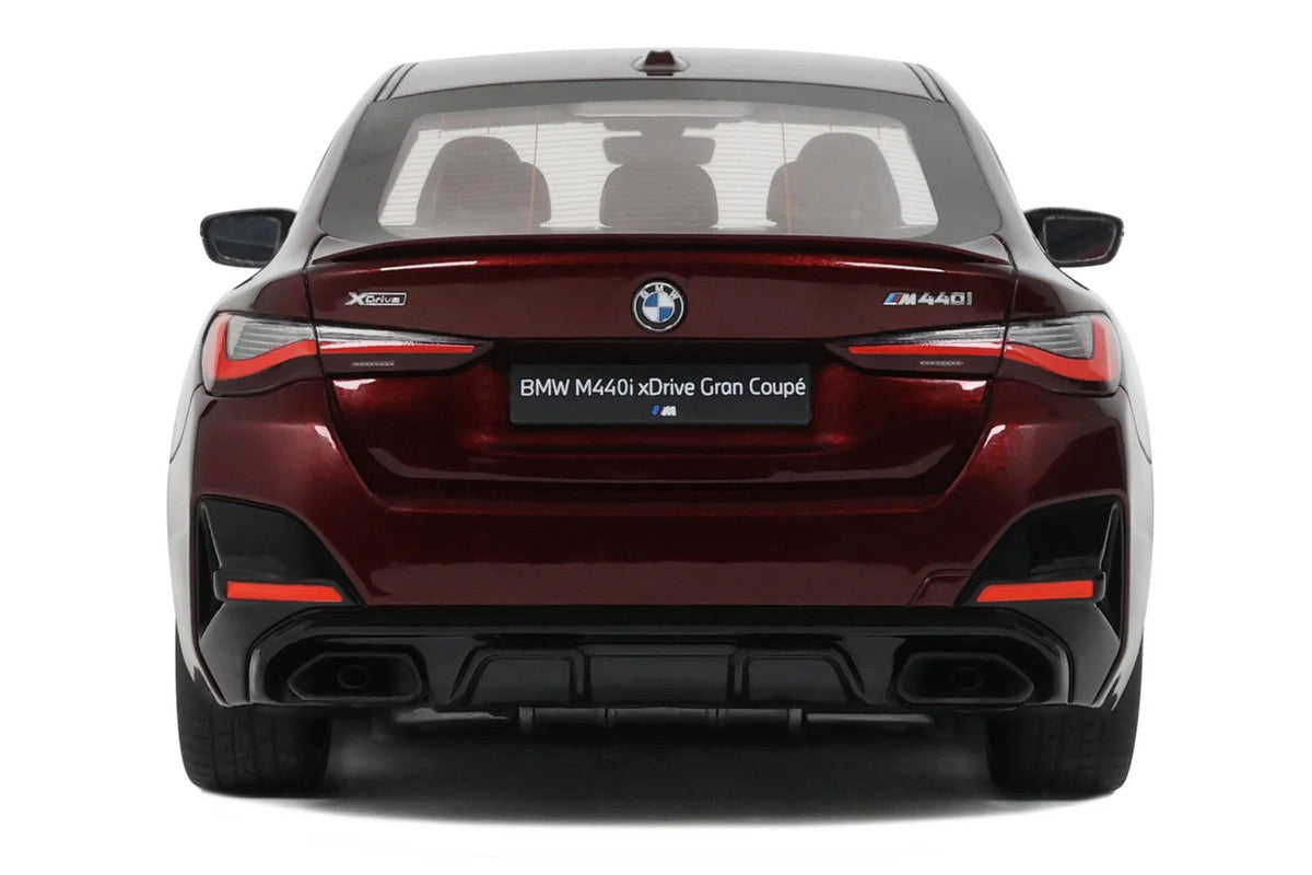 2021 BMW M440i xDrive Gran Coupe Aventurin Red Metallic Limited Edition to 500 pieces Worldwide 1/18 Model Car by Otto Mobile-2