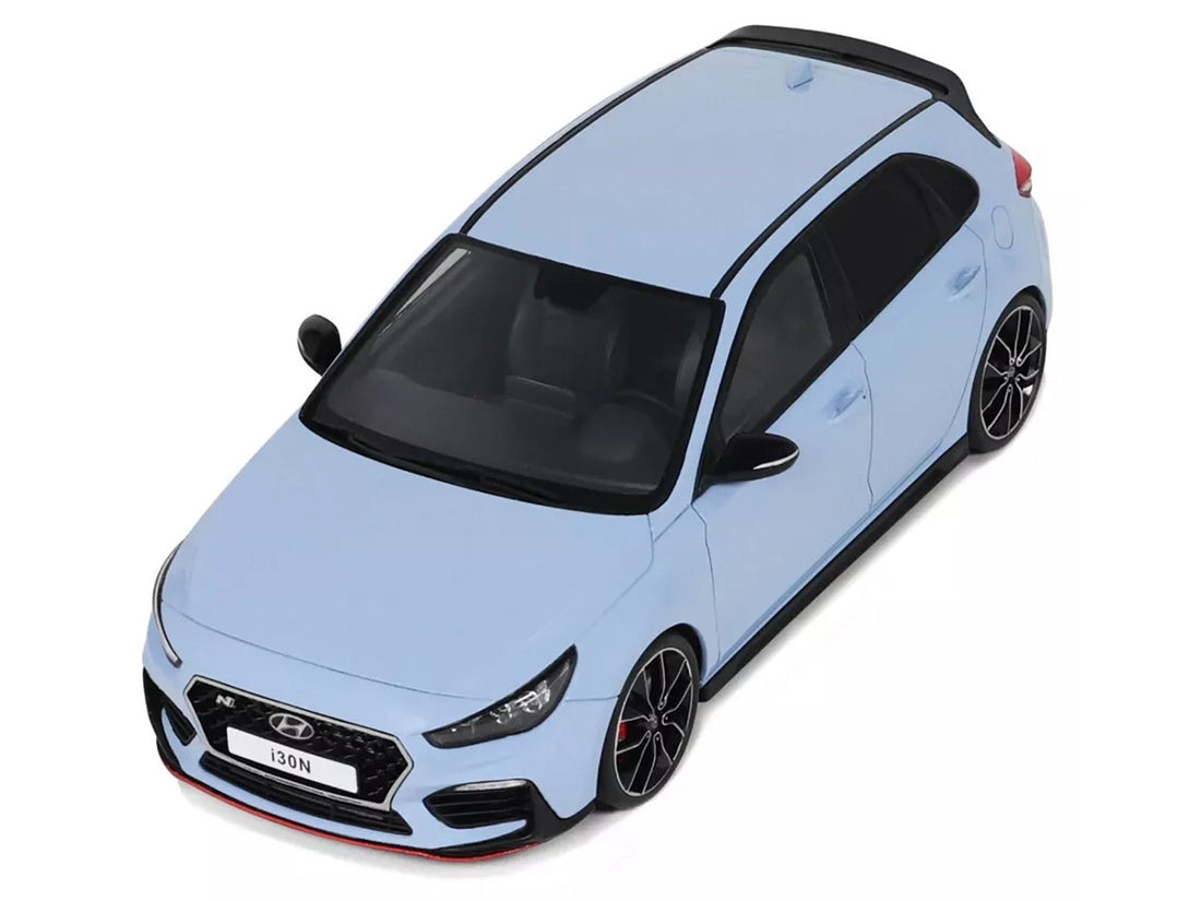 2017 Hyundai I30 N Light Blue Limited Edition to 2500 pieces Worldwide 1/18 Model Car by Otto Mobile-3