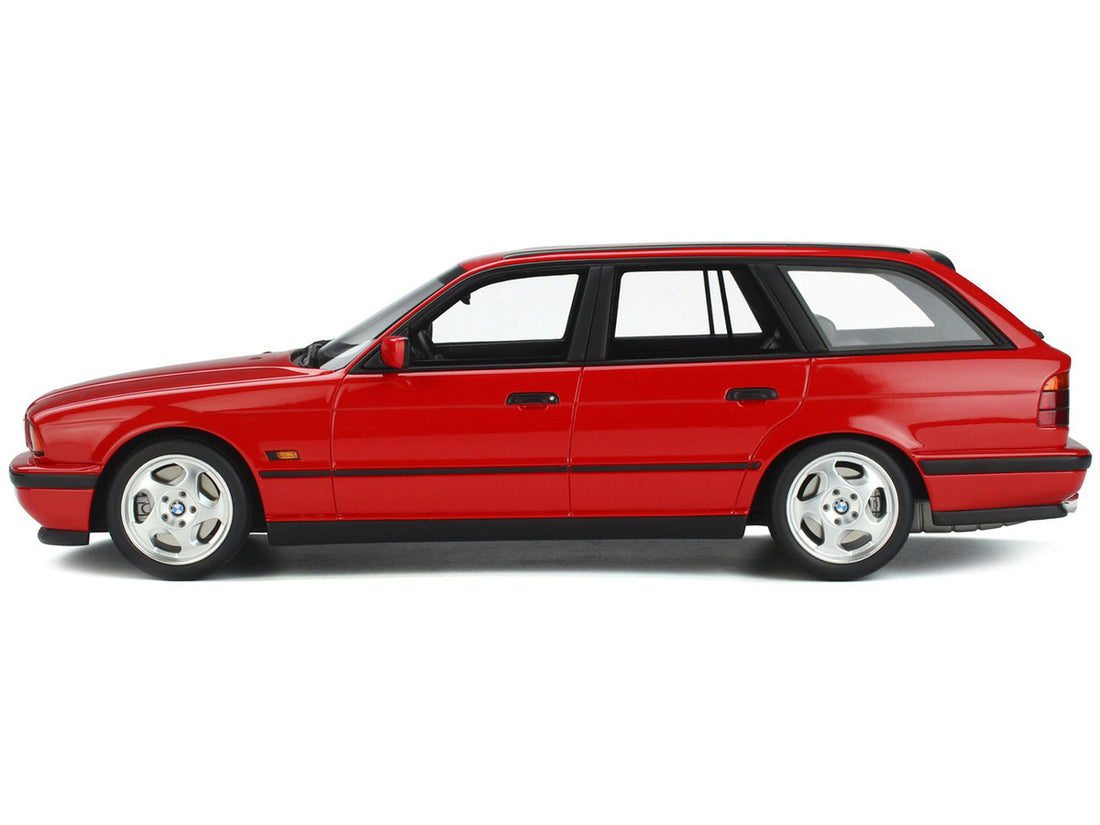 1994 BMW M5 E34 Touring Mugello Red Limited Edition to 3000 pieces Worldwide 1/18 Model Car by Otto Mobile-3