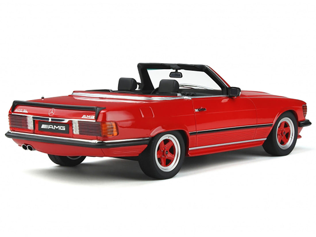 1986 Mercedes-Benz R107 500 SL AMG Signal Red Limited Edition to 2000 pieces Worldwide 1/18 Model Car by Otto Mobile-4