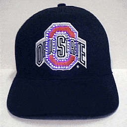 Ohio State Buckeyes Flashing Fiber Optic Cap-0