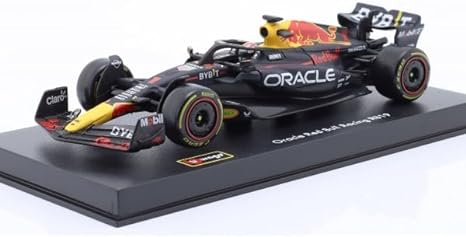 Oracle Red Bull Racing RB19 F1 (2023) 1:43 Diecast from Bburago Mounted View 2