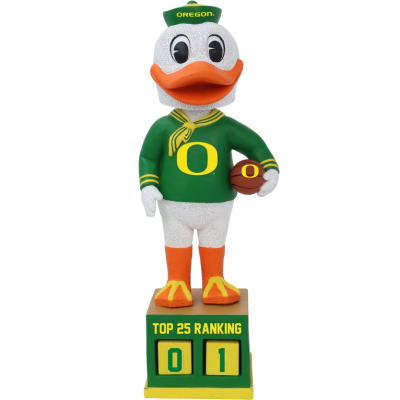 Oregon Ducks Basketball Top 25 Ranking Tracker Bobblehead (Presale) 2