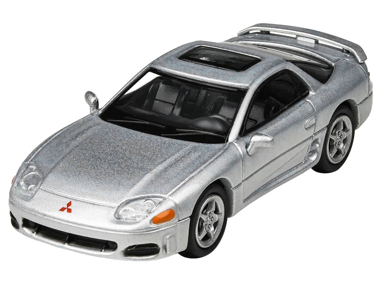 Mitsubishi 3000GT GTO Silver Metallic with Sunroof 1/64 Diecast Model Car by Paragon Models-2
