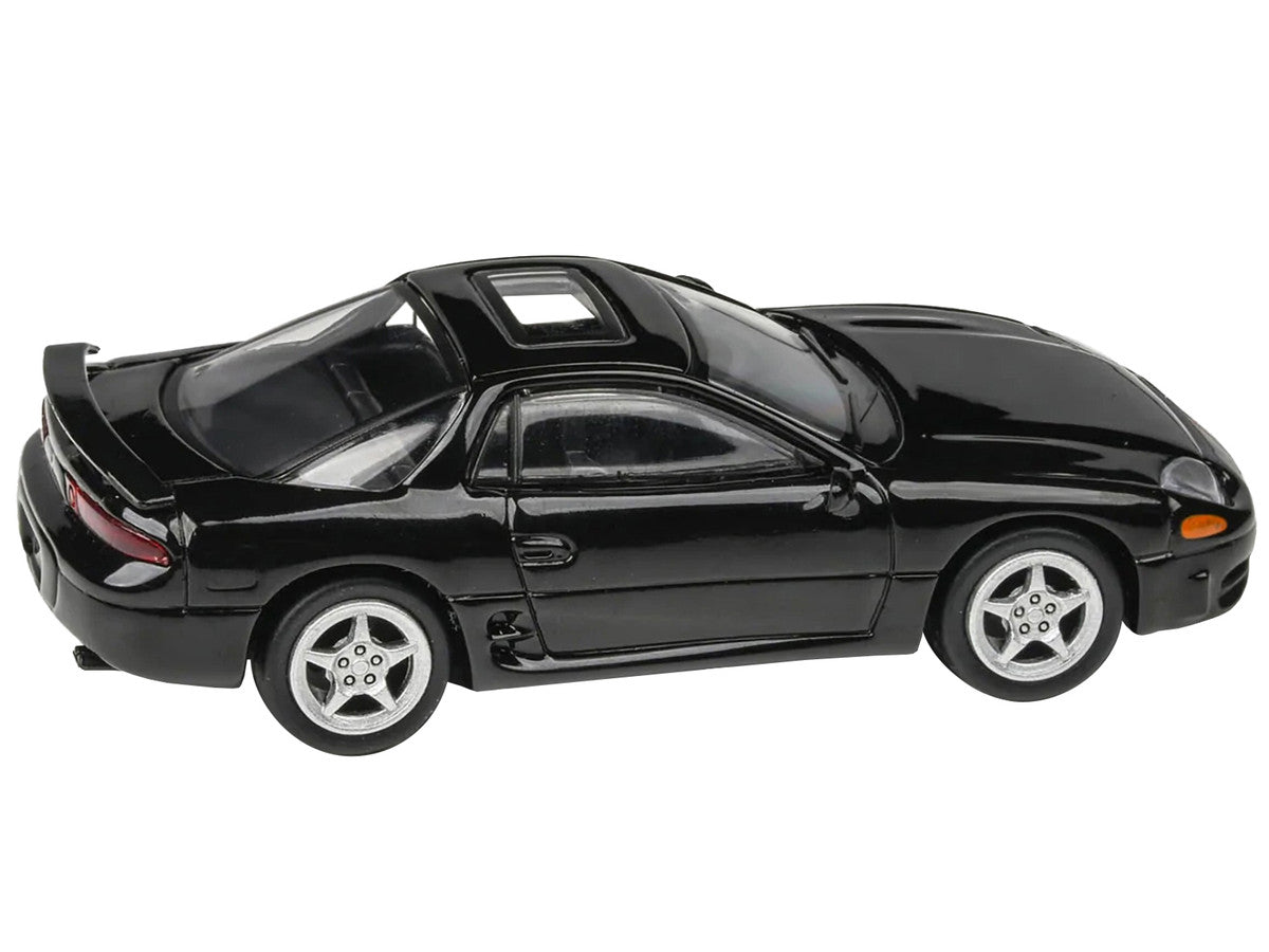 Mitsubishi 3000GT GTO Pyrenees Black with Sunroof 1/64 Diecast Model Car by Paragon Models-1