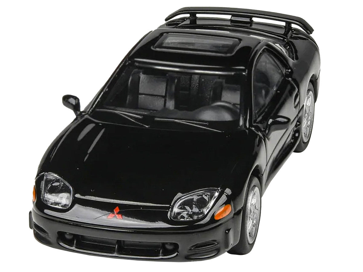 Mitsubishi 3000GT GTO Pyrenees Black with Sunroof 1/64 Diecast Model Car by Paragon Models-3