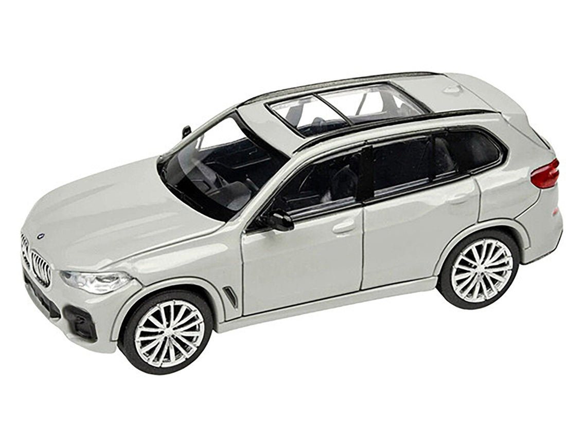 BMW X5 with Sunroof Nardo Gray 1/64 Diecast Model Car by Paragon-1