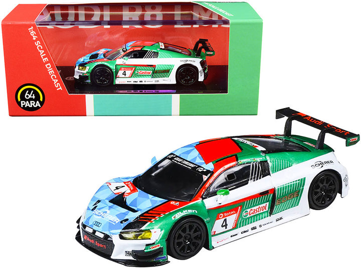 Audi R8 LMS #4 Audi Sport Team Phoenix Nurburgring P1 24 Hours (2019) 1/64 Diecast Model Car by Paragon-0