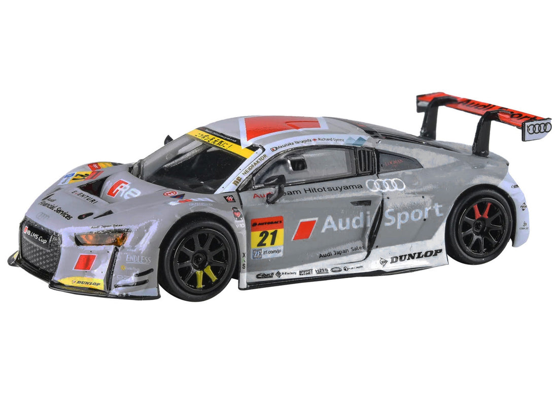 Audi R8 LMS #21 Richard Lyons - Masataka Yanagida "Team Hitotsuyama" "Super GT Series" (2017) 1/64 Diecast Model Car by Paragon Models-0