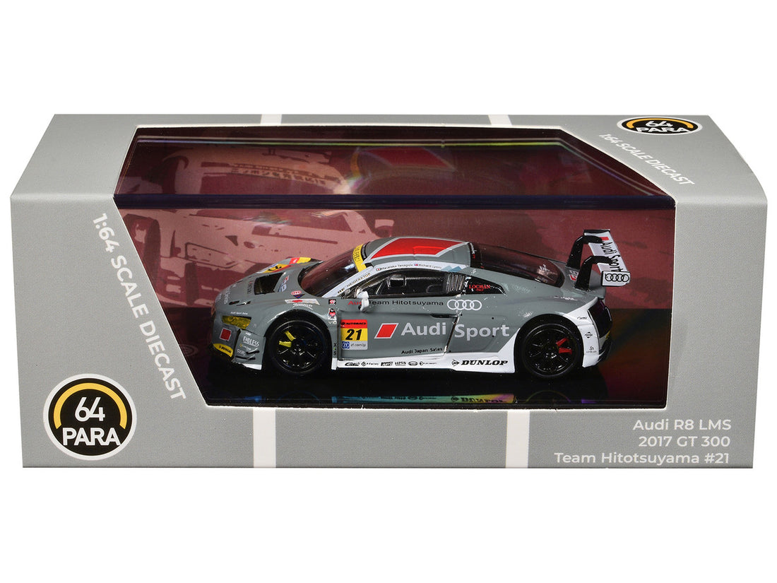 Audi R8 LMS #21 Richard Lyons - Masataka Yanagida "Team Hitotsuyama" "Super GT Series" (2017) 1/64 Diecast Model Car by Paragon Models-1