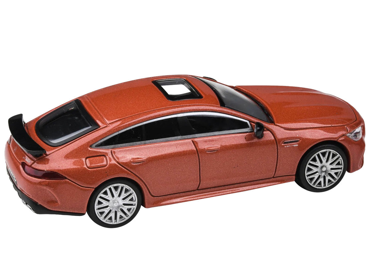 2018 Mercedes-AMG GT 63 S Copper Orange Metallic 1/64 Diecast Model Car by Paragon Models-1