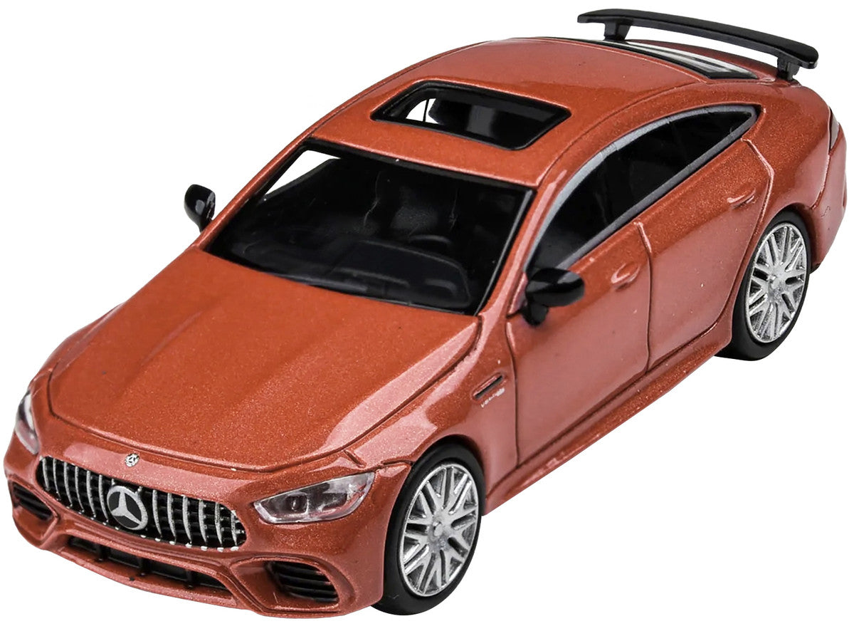 2018 Mercedes-AMG GT 63 S Copper Orange Metallic 1/64 Diecast Model Car by Paragon Models-2