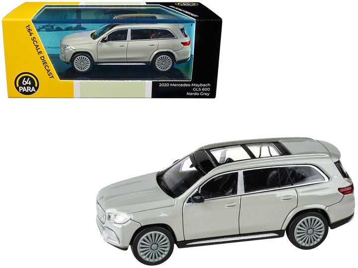 Mercedes-Maybach GLS 600 Nardo Gray with Sunroof 1/64 Diecast Model Car by Paragon Models-0