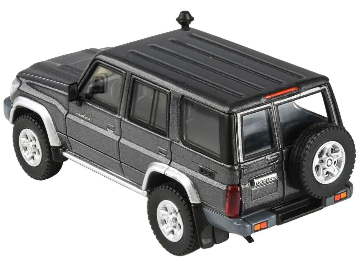 2014 Toyota Land Cruiser 76 Graphite Gray Metallic 1/64 Diecast Model Car by Paragon Models-3