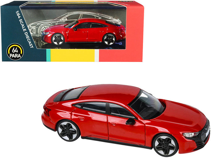 Audi RS e-tron GT Tango Red 1/64 Diecast Model Car by Paragon-0