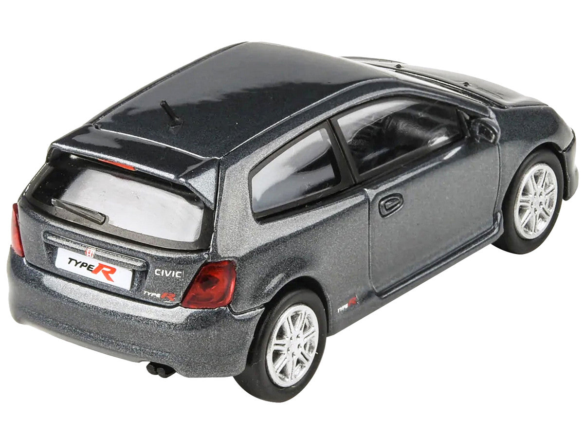 2001 Honda Civic Type R EP3 Cosmic Gray Metallic 1/64 Diecast Model Car by Paragon Models-3