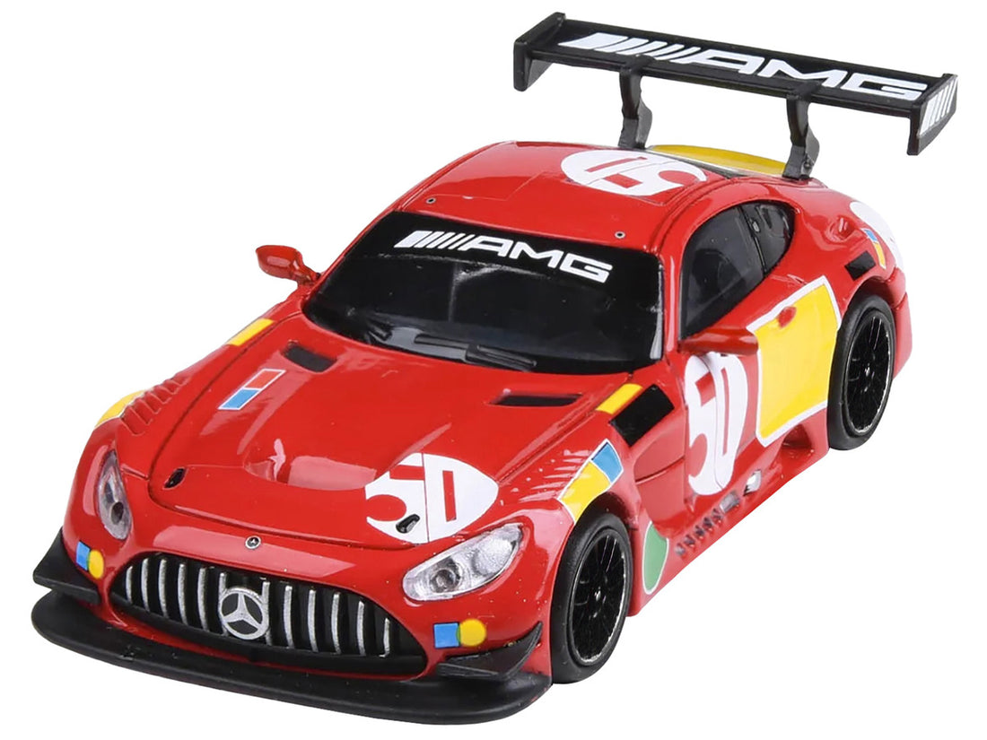 2021 Mercedes-AMG GT3 "24 Hours of Spa 50th Anniversary" Livery 1/64 Diecast Model Car by Paragon Models-2