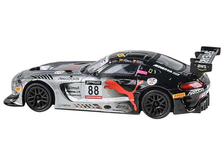 Mercedes-AMG GT3 #88 Jules Gounon - Daniel Juncadella - Raffaele Marciello "Team AKKodis ASP" Winner "24 Hours of Spa" (2022) 1/64 Diecast Model Car by Paragon Models-1